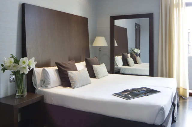Cool, Comfort, Twin Beds, Ramblas View، Hotel Ramblas Internacional 4/10