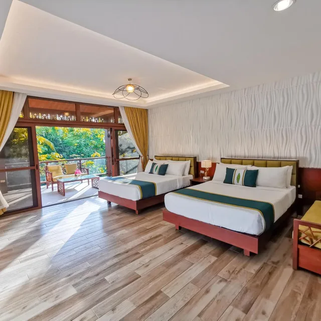 غرفة عائلية بشرفة، Loboc River Resort 2/7