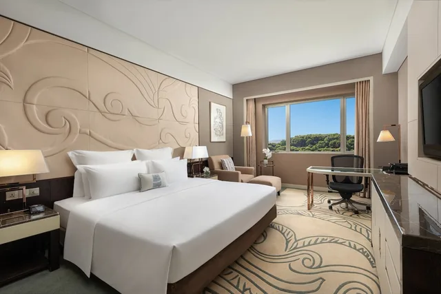 غرفة سوبيريور بسرير كوين بإطلالة على الجبل، Grand Pacific Hotel Ningbo 4/10
