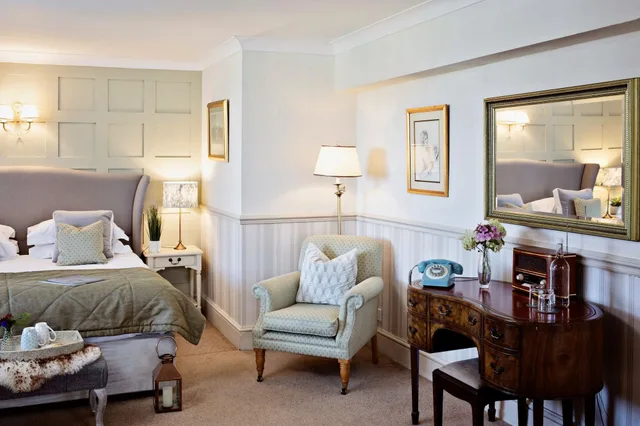 غرفة ديلوكس بسرير مزدوج، Burleigh Court Cotswolds 6/10