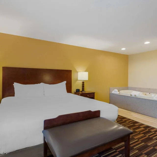 Room, King Bed, Hot Tub, Best Western Falcon Plaza 8/10