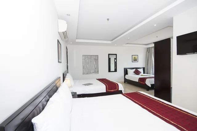 غرفة عائلية بسريرين مزدوجين بإطلالة على البحر، Misa Hotel 2/10