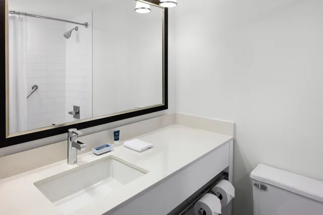 جناح بسرير كينج بغرفة نوم واحدة مع أريكة في طابق مرتفع، Four Points by Sheraton Edmonton South 5/6