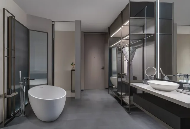 Essential, Twin Beds, River View، Kimpton Suzhou Bamboo Grove 4/4
