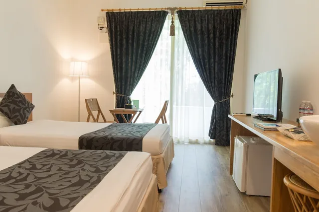 غرفة قياسية بسريرين منفصلين، Nata Beach Villa 2/2