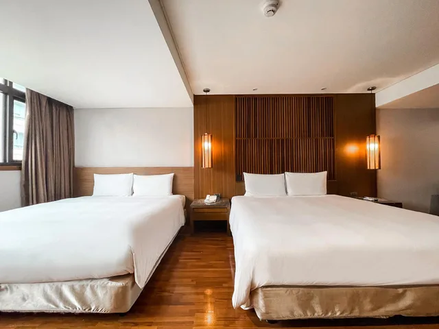 غرفة ديلوكس رباعية بسريرين مزدوجين، Guide Hotel Taipei Bade 2/2