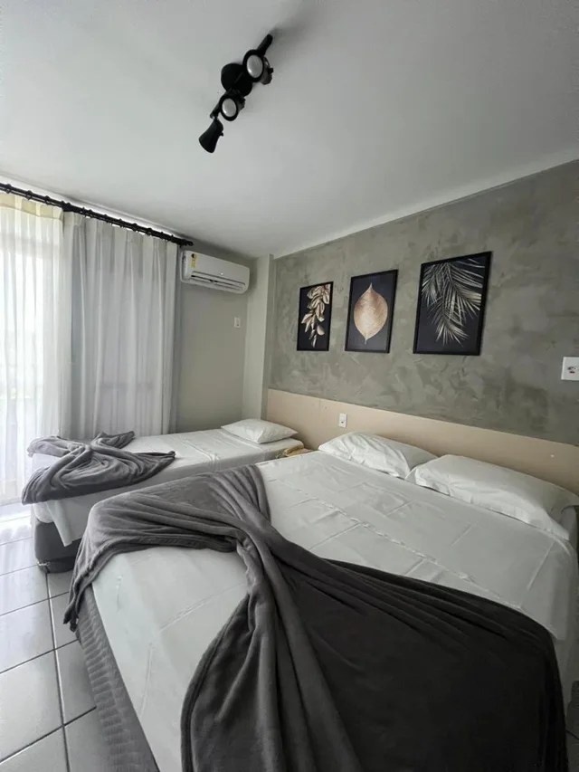 غرفة ثلاثية بشرفة، Gran Lencois Flat Residence 3/10