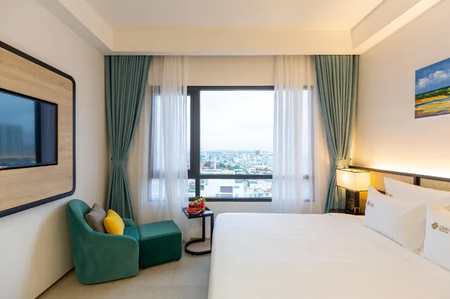 غرفة ديلوكس بإطلالة على المدينة، Odin Hotel Quy Nhon 1/2