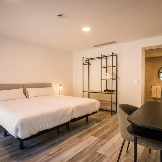 غرفة اقتصادية بسرير مزدوج، Pombal Rooms Santiago 4/10
