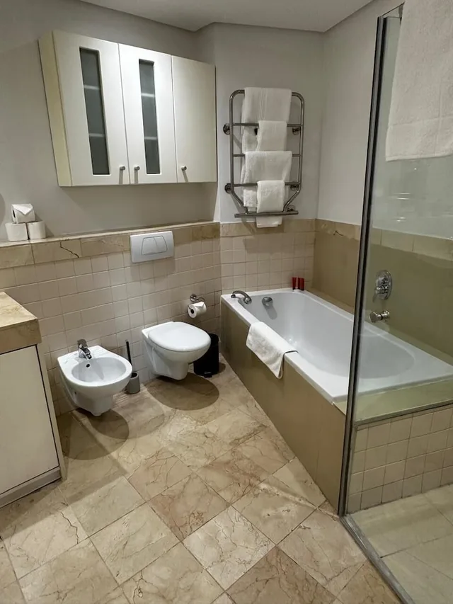غرفة سوبيريور بسرير كوين وسريرين منفصلين بغرفتي نوم، Mountain Marina Luxury Apartments 4/4