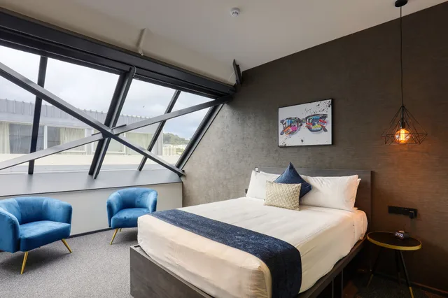 غرفة بزنس بسرير كوين، The Viv Hotel Wellington 8/10