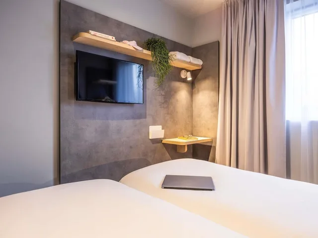 غرفة قياسية بسريرين منفصلين، ibis budget Arlon Luxembourg 3/5