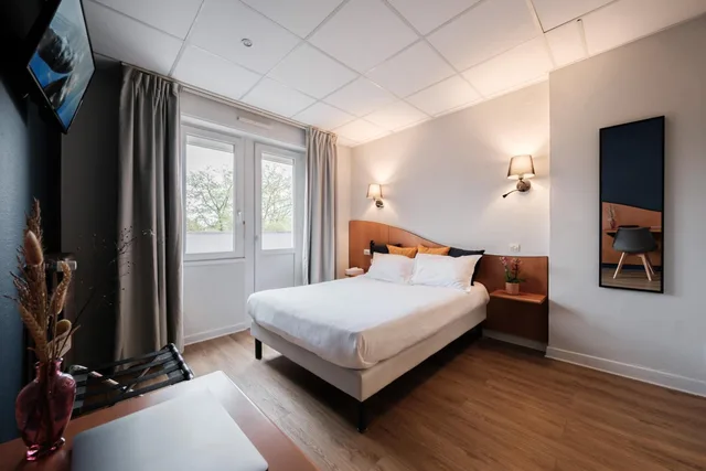 غرفة قياسية بسرير مزدوج، Hotel Du Parc 2/10