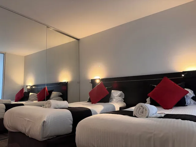 شقة اقتصادية بسرير كينج بغرفة نوم واحدة، Aura On Flinders Serviced Apartment 4/6