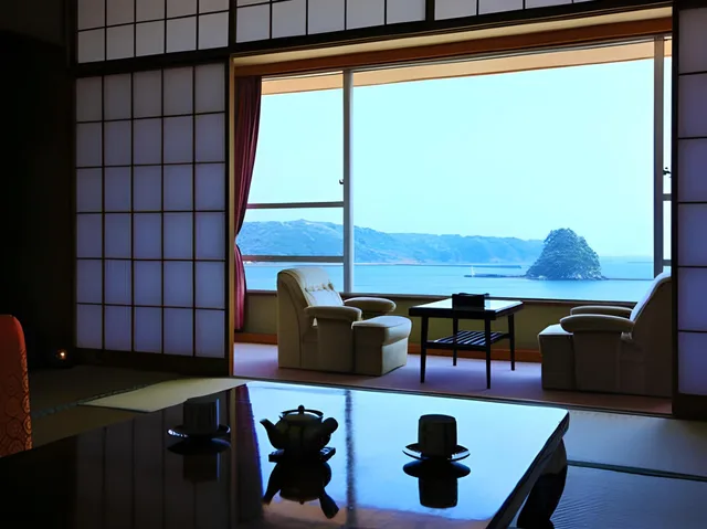 غرفة يابانية بفرشتي فوتون، Kurofune Hotel 1/1