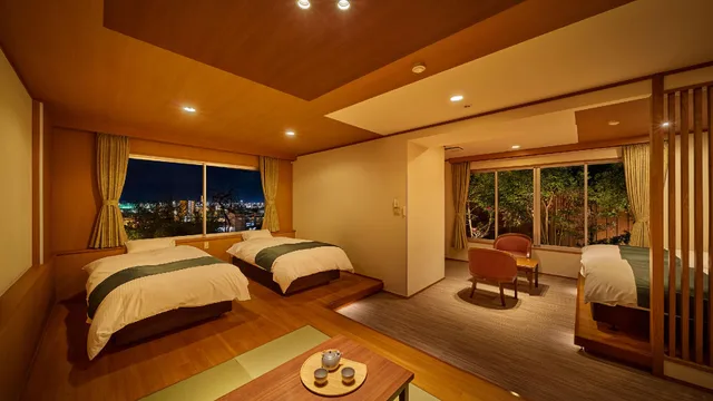 Superior, Quadruple, No View, Outdoor Bath، Ooedo Onsen Monogatari Dogo 1/1