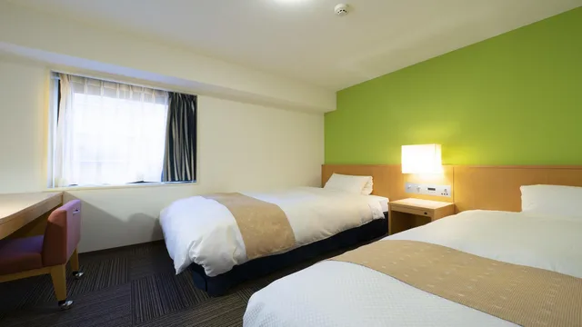 غرفة اقتصادية بسريرين منفصلين للمدخنين، Hotel S-plus Nagoya Sakae (ex UNIZO INN Nagoya Sakae Higashi) 1/1