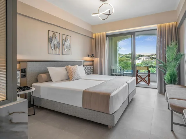 غرفة سوبيريور بسرير مزدوج بإطلالة على الجبل، Creta Star Hotel - Adults Only 3/6
