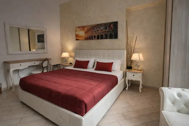غرفة كومفورت بسرير كوين، Rome Central Rooms Guest House o Affittacamere 5/10