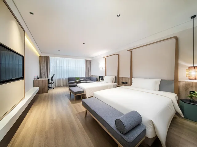غرفة سوبيريور عائلية بسريرين كوين، SSAW Hotel Shenzhen Qianhai Nantou Ancient Town 1/1