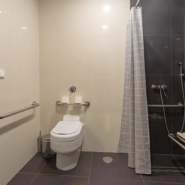 غرفة بسرير مزدوج أو سريرين منفصلين لذوي الإعاقة، Hotel Afonso V 6/6