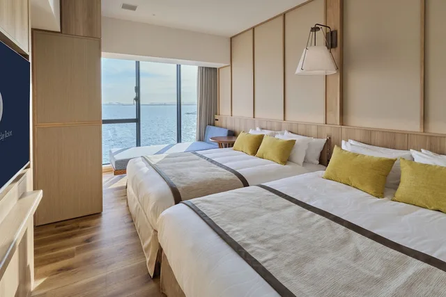 Superior, 2 Double Beds, Ocean Front, Sofa، Grand Monday Resort Tokyo Bay Maihama 2/9