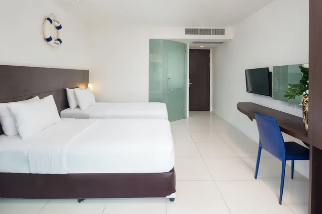 غرفة ديلوكس بسريرين منفصلين بشرفة، Rodina Beach Hotel 3/10
