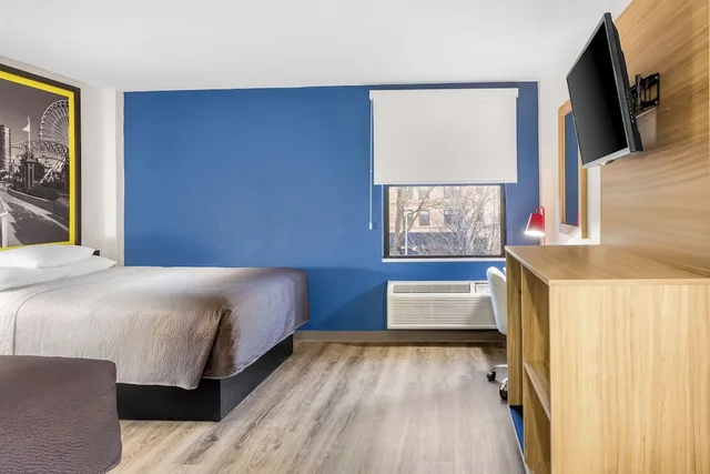 غرفة بسريرين كوين، Super 8 By Wyndham Chicago IL 4/7