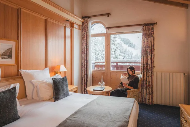 غرفة عائلية بسرير بطابقين، Hotel Carlina Courchevel 3/10
