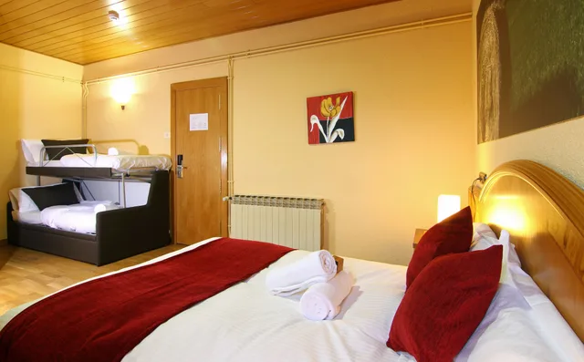 شقة بسرير مزدوج بغرفة نوم واحدة مع أريكة، Cerdanya Eco Resort 1/5