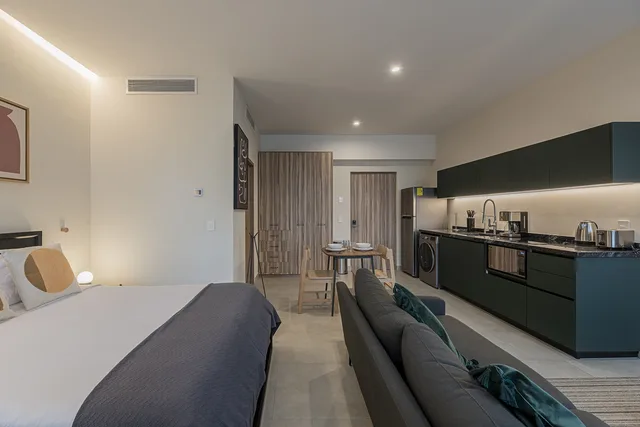 شقة ديلوكس بشرفة بغرفة نوم واحدة، Cuadra 134 Residencial 1/8