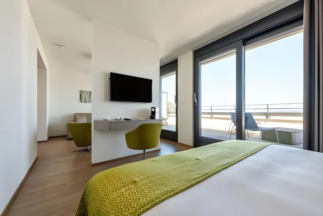 غرفة جونيور بسرير مزدوج أو سريرين منفصلين، Lake Geneva Hotel 2/3