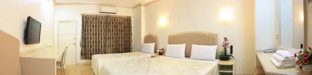 غرفة قياسية ثلاثية بسرير مزدوج وسرير فردي، P.A. Ville Hotel 3/3