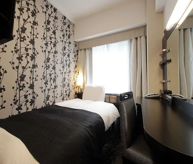 Semi Room, Single, Semi Double Bed, APA Hotel Tennouji-Ekimae 3/9