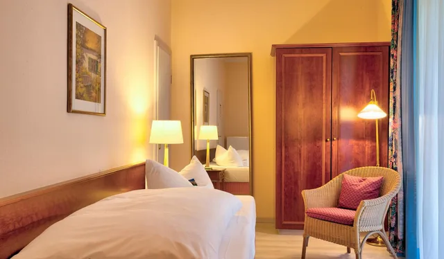 غرفة اقتصادية مفردة في الملحق، Hotel Dollnsee-Schorfheide 3/6