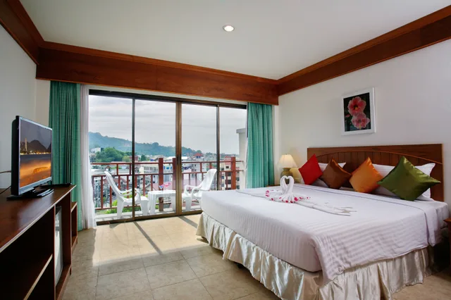 غرفة ديلوكس بسرير مزدوج أو سريرين منفصلين، Jiraporn Hill Resort Patong Phuket 2/6