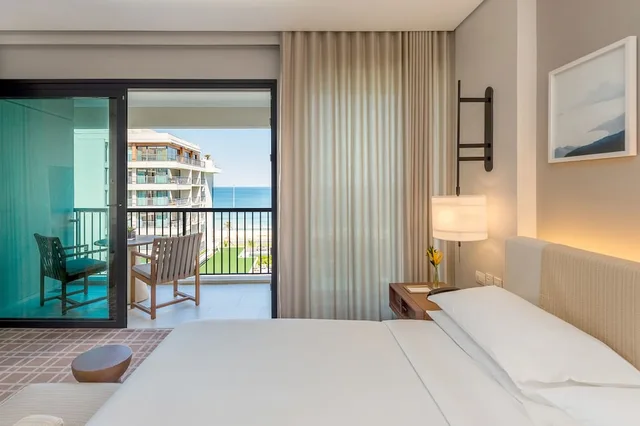 غرفة كلوب بسرير كينج بإطلالة على البحر مع دخول الصالة، Grand Hyatt Rio De Janeiro 2/7