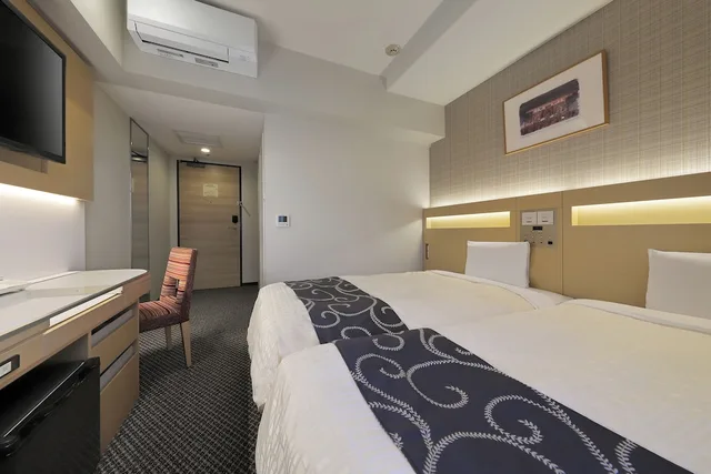 Hollywood, Twin Beds, Smoking، Keio Presso Inn Nihonbashi Kayabacho 1/4