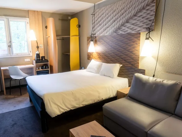 غرفة ديلوكس بسرير مزدوج مع أريكة، Ibis Compiegne 1/7
