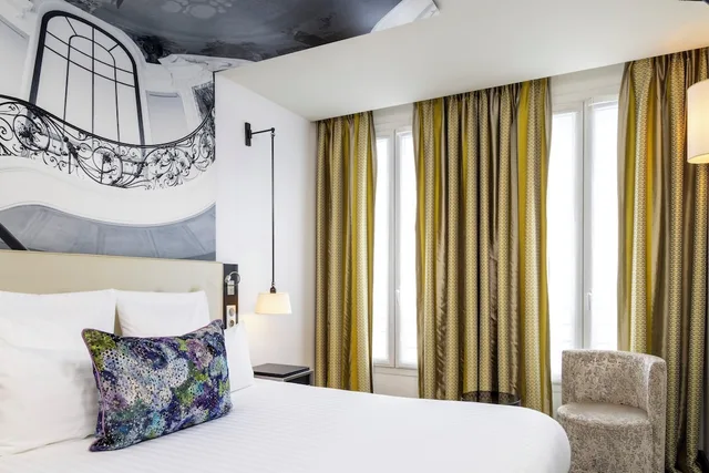 جناح متصل عائلي بسرير كوين وسريرين فرديين بغرفتي نوم، Hotel Gustave 4/8
