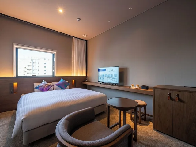 غرفة ديلوكس بسرير كينج، Hotel Oriental Express Fukuoka Nakasu Kawabata 3/5