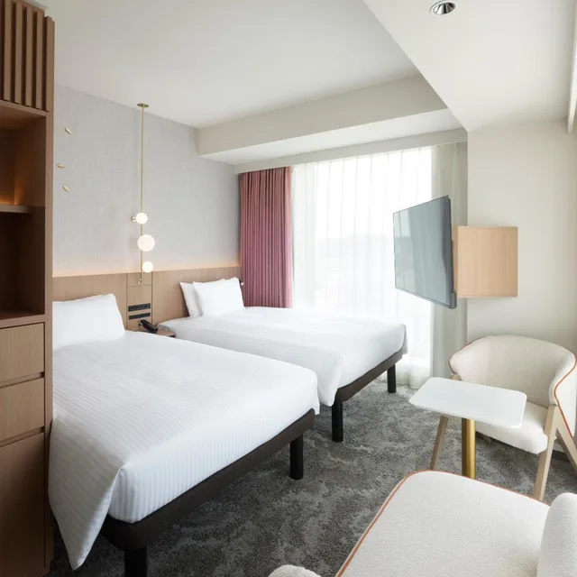 غرفة سوبيريور ركنية بسريرين منفصلين، Mitsui Garden Hotel Sendai 5/8