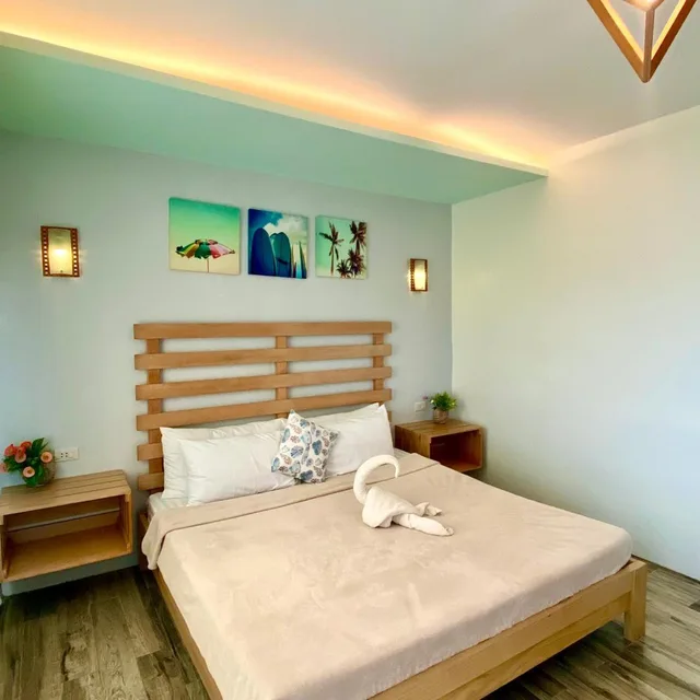 غرفة بسرير كينج بإطلالة على البحر، Coron Underwater Garden Resort 5/10