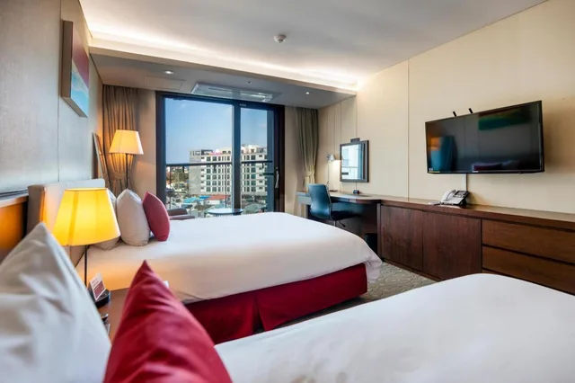 غرفة ديلوكس عائلية بسريرين منفصلين وسرير مزدوج وسرير فردي، Ramada by Wyndham Jeju Hamdeok 4/4