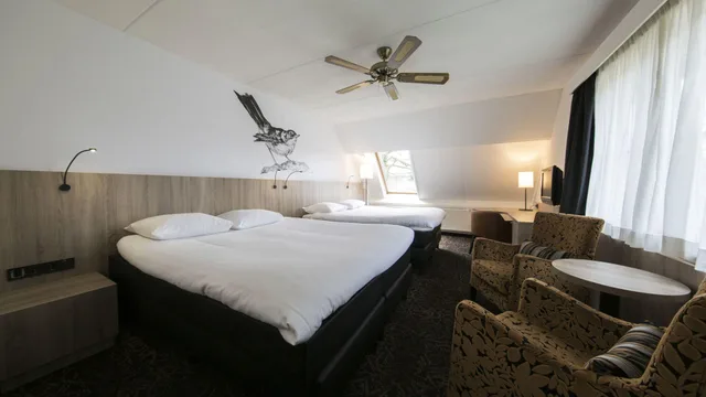 غرفة عائلية بسريرين مزدوجين، Fletcher Hotel-Restaurant De Broeierd-Enschede 1/1