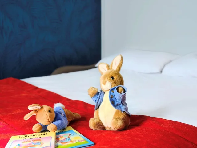 غرفة عائلية بسرير مزدوج مع أريكة، Mercure Chartres Cathedrale 3/3
