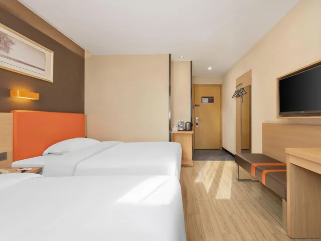 غرفة قياسية بسريرين منفصلين، 7 Day Superior Hotel (Guomao Jinsong Subway Station) 1/1