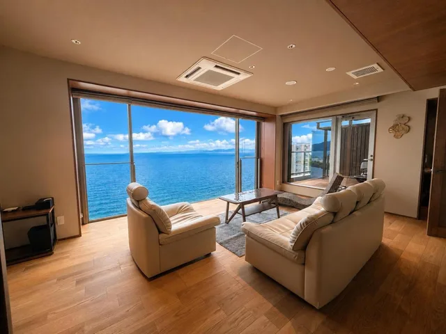 غرفة بسرير مزدوج مع سرير إضافي، Amane Resort Seikai 2/3