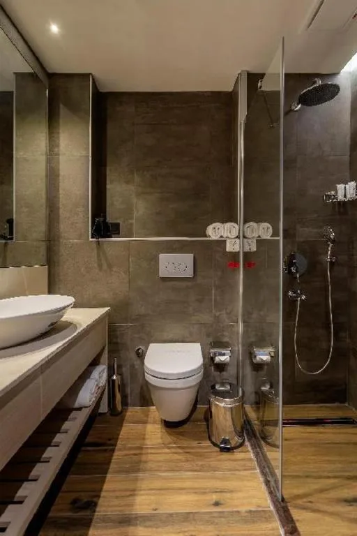 غرفة ديلوكس بسرير مزدوج بشرفة، Hancioglu Camburnu Orman Evleri & Hotel 4/4