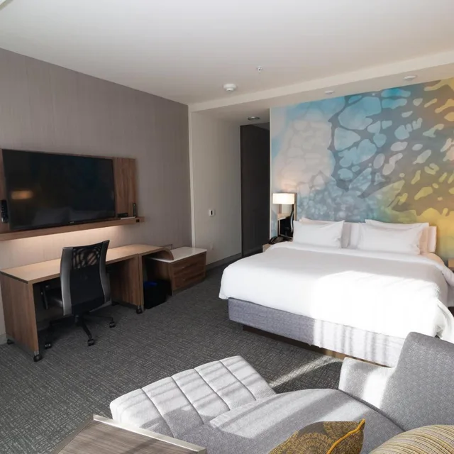 غرفة بسرير كينج مع أريكة، Courtyard by Marriott Cartersville 8/16